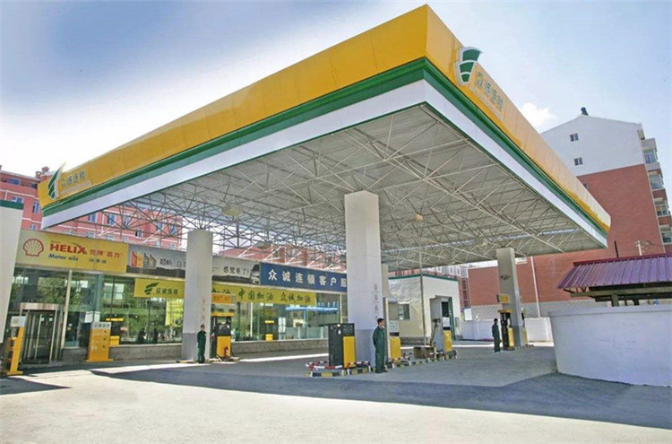 沙坪坝加气站钢结构网架案例7